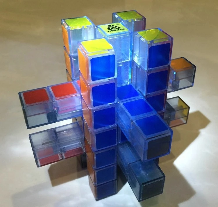 337 Cubo alieno Scala desiglabile 3x3x7 Cubo magico 3D Puzzle Toy Witeden Intelligence Park Antistress Giocattolo divertente Regalo