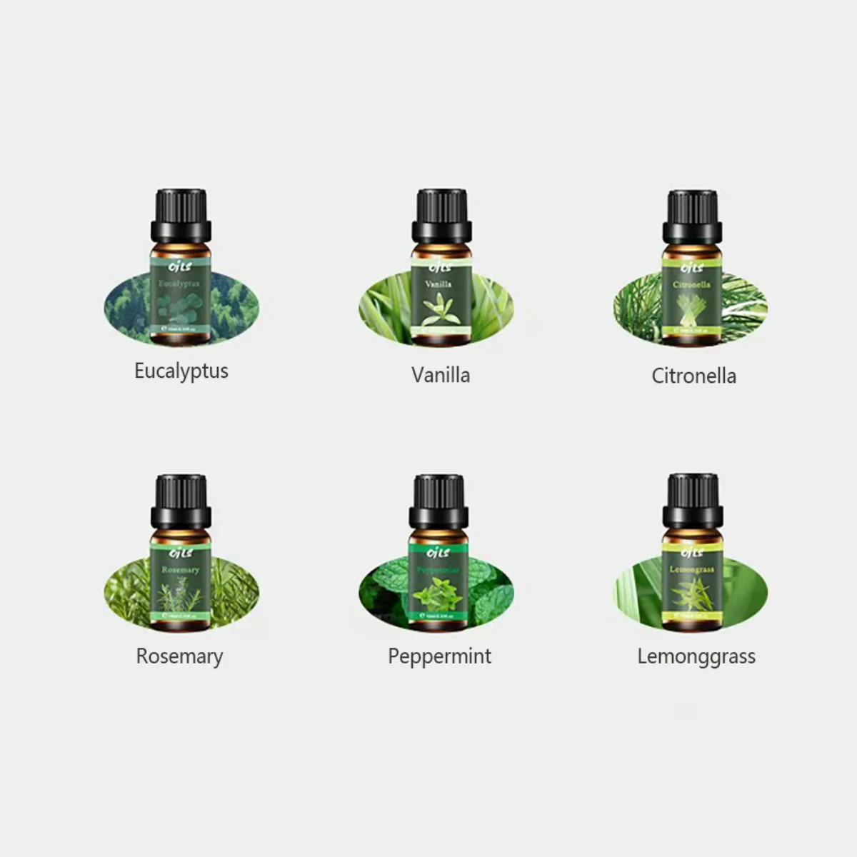 10 ml Eukalyptus Vanille Minze Ätherisches Öl Kerze Aromatherapie Öl Diffusor Auto Parfüm Lufterfrischer Aromatherapie Ätherisches Öl