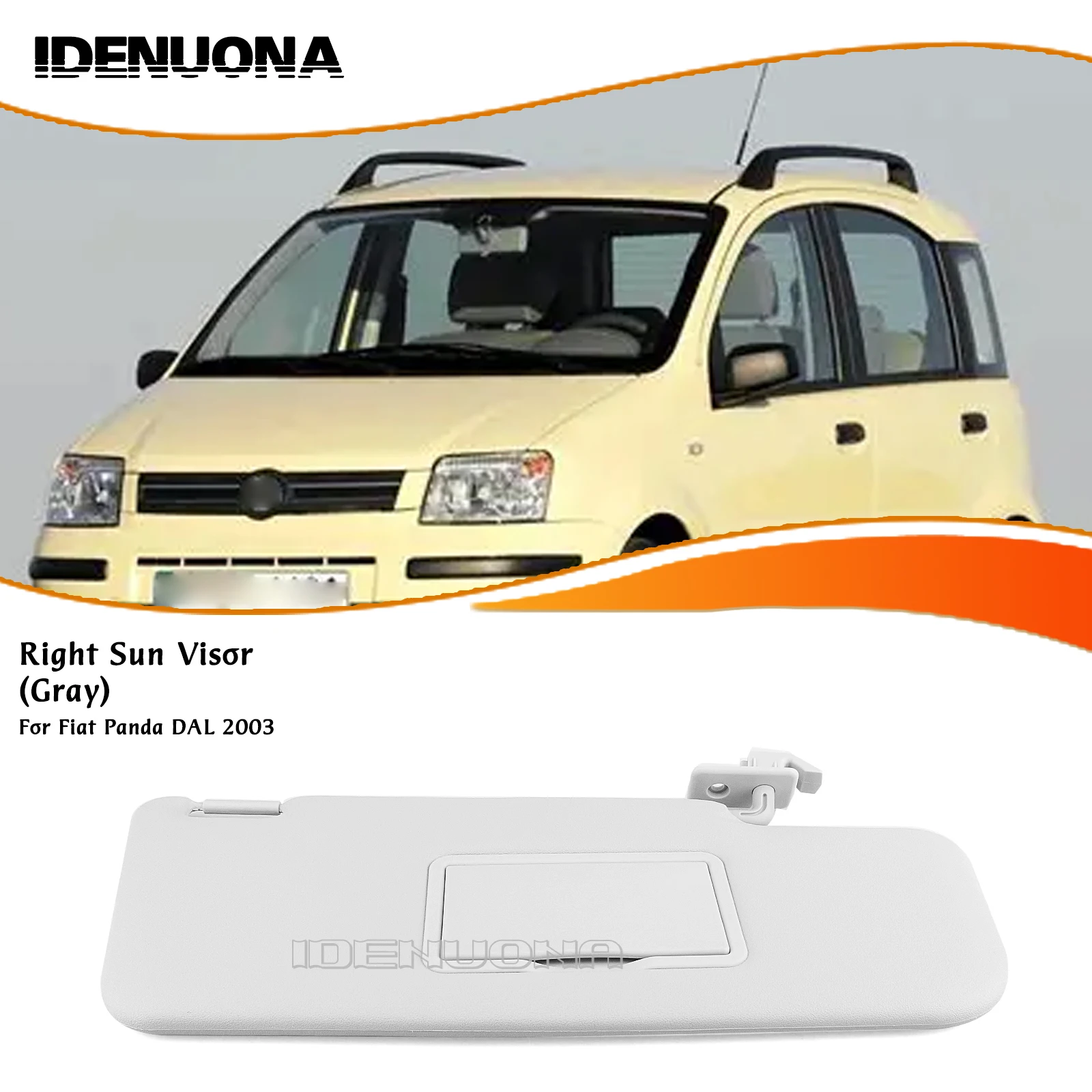 

Левая/правая сторона, серый солнцезащитный козырек на переднее окно, солнцезащитный козырек, солнцезащитный козырек, солнцезащитный козырек, глухая крышка для FIAT PANDA DAL 2003