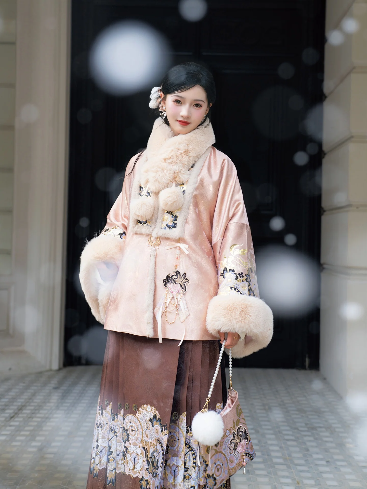 

Ele Ancient Chinese Sle Handbag Perfect Match for Hanfu Women's Purse National Trend Faion Accories Polyester Fiber