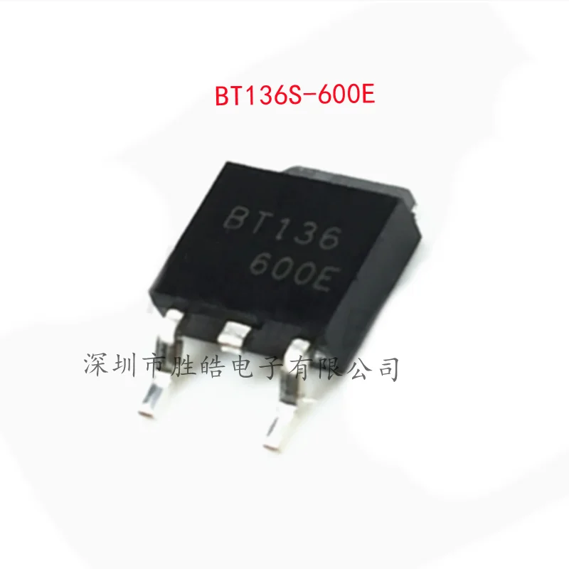 

(10PCS) NEW BT136S-600E 4A 600V Two-Way Silicon Controlled TO-252 Integrated Circuit