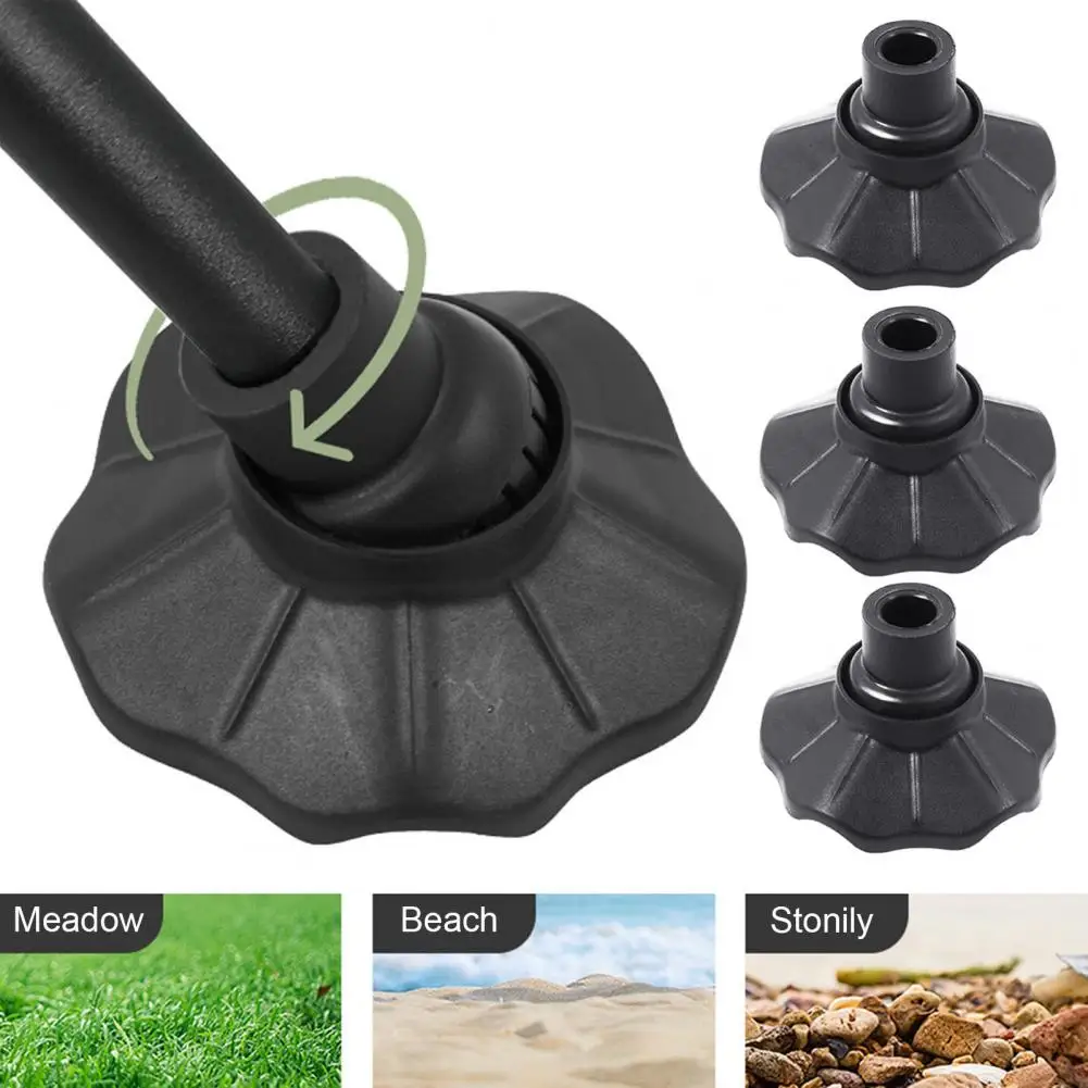 4Pcs Chair Leg Protective Covers Non-slip Wear-resistant POM Plastic Chair Leg Protector for Floor Lawn Camping Folding Chair Fo image 5