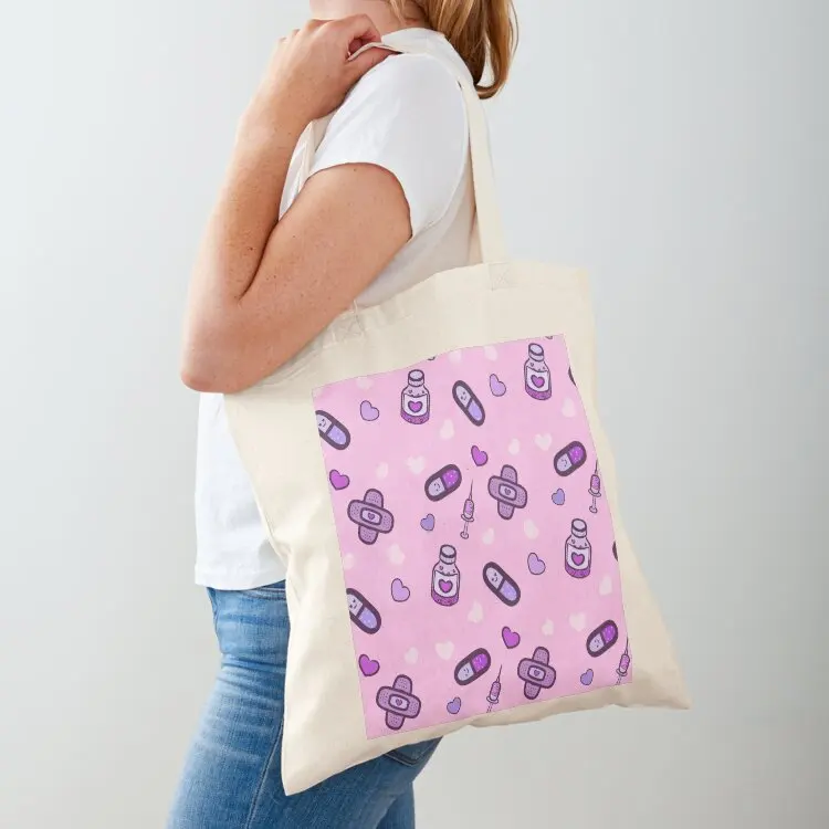 

Happy pills Tote Bag Large bags for women canvas tote large size bags cloth bag woman