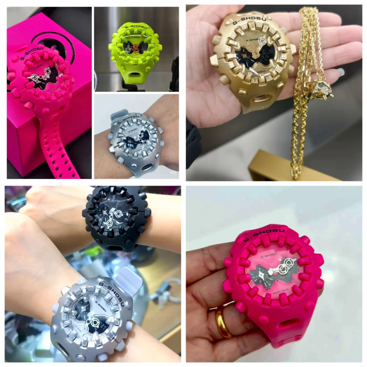 

Customizable DIY Sports Digital Watch Full Functionality World Time Large Dial Full Functionality Oak Series