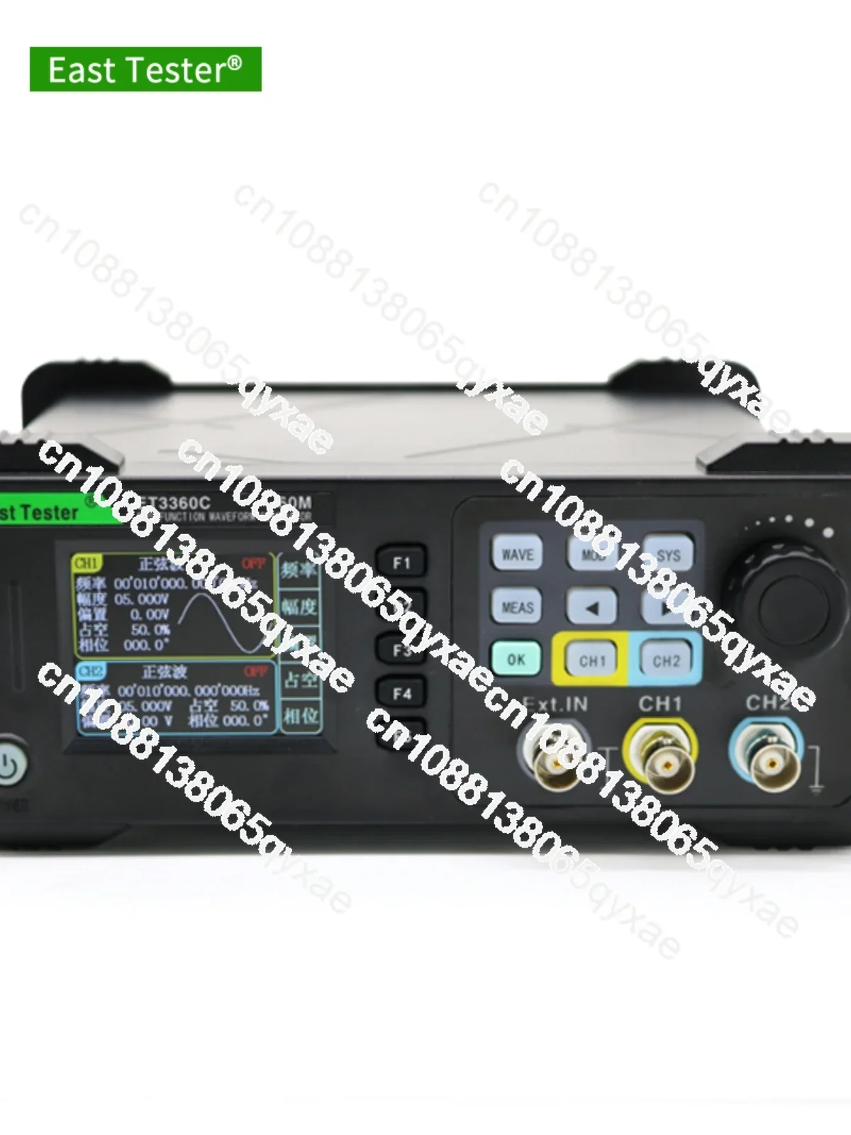 Dual channel function generator high precision frequency meter arbitrary waveform signal sounding genuine