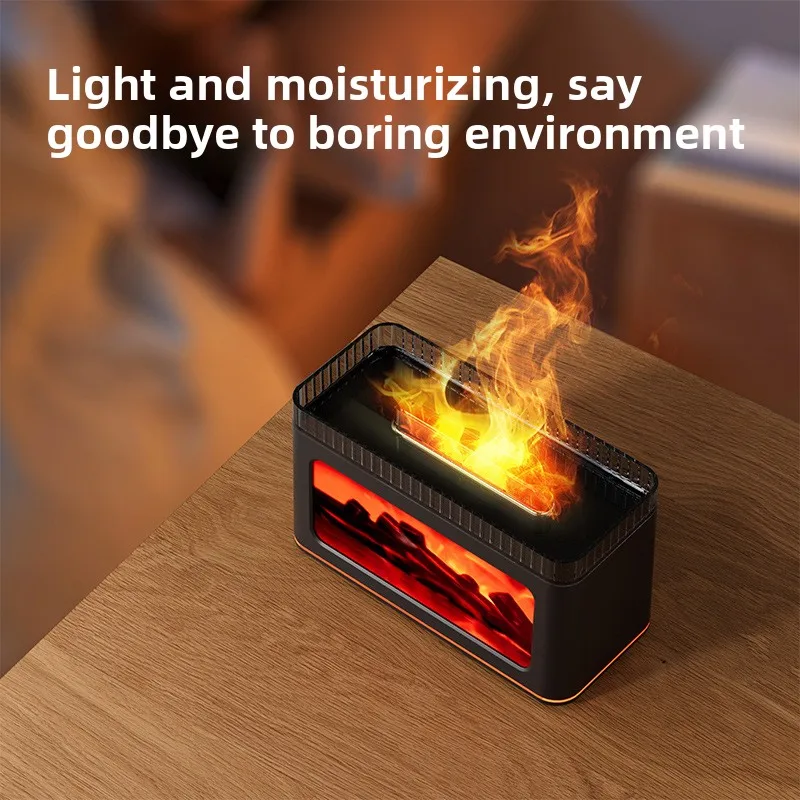 New Humidifier Aromatherapy Machine, Ambient Light Salt Stone Humidifier, Bedroom Silent Aromatherapy Machine