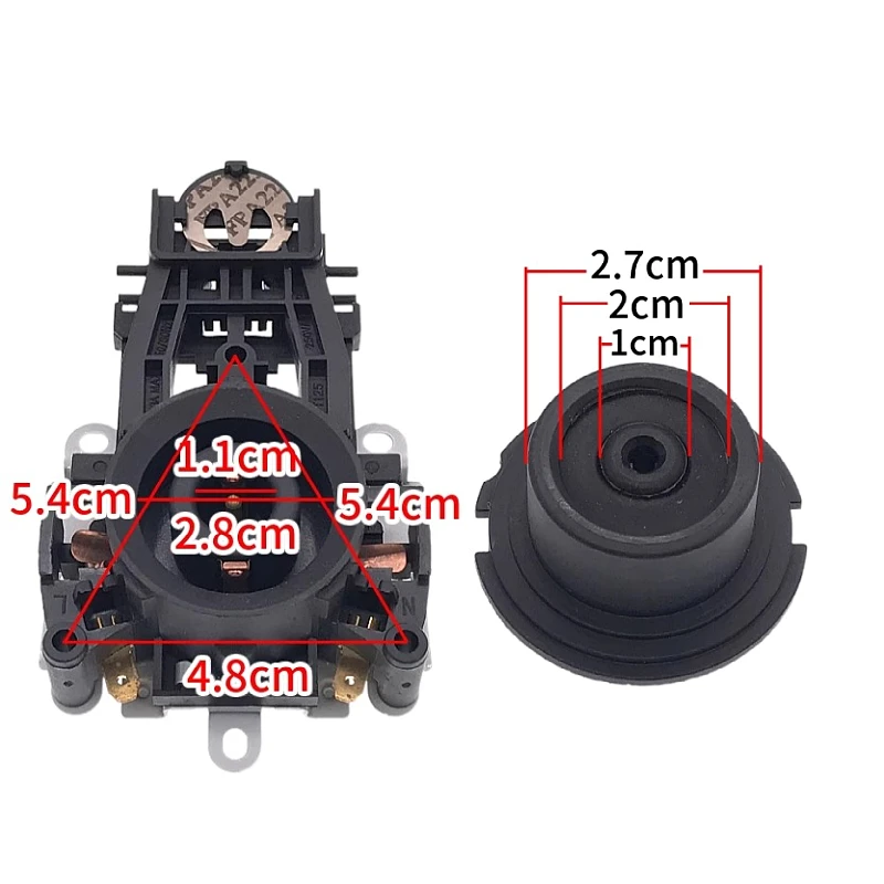 A complete set of new electric kettle thermostat base waterproof coupler sockets