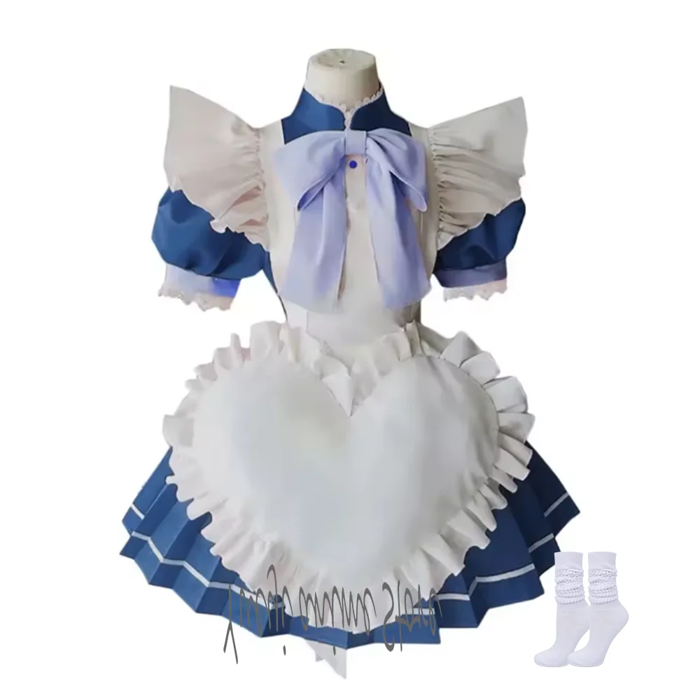 

Костюм для косплея Айзавы Минто из аниме, милый синий наряд горничной для мероприятий и ролевых игр