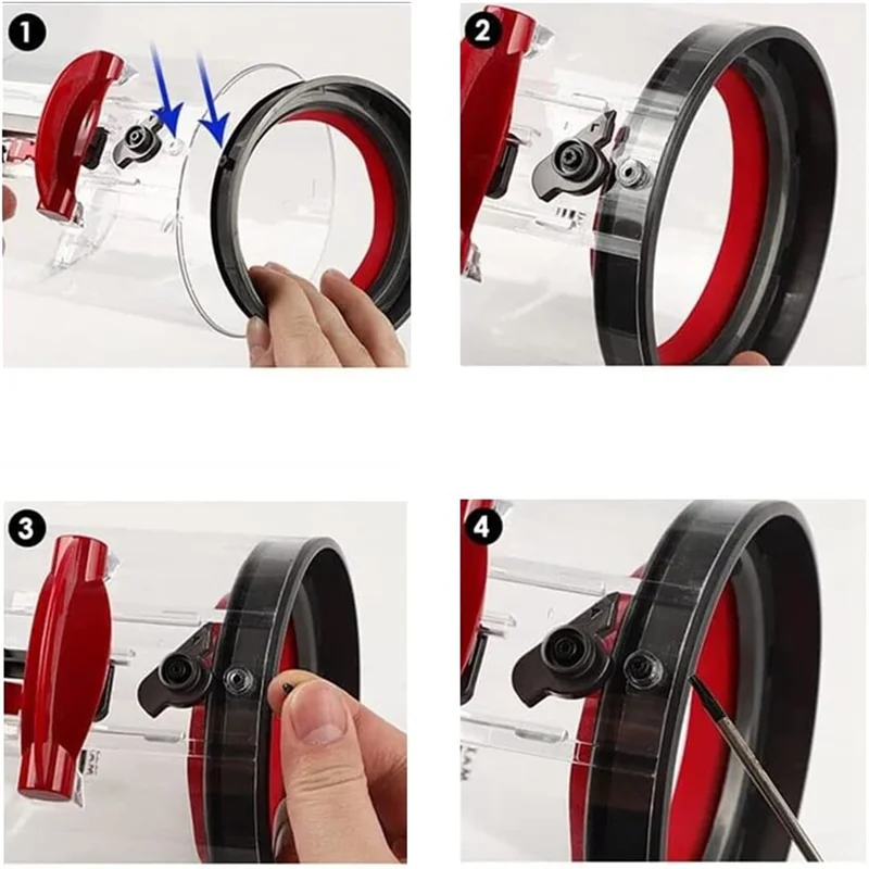 YCOC-anillo de sellado fijo superior del cubo del contenedor de polvo para Dyson V10 Slim V12 piezas de recambio de aspiradora Digital delgada