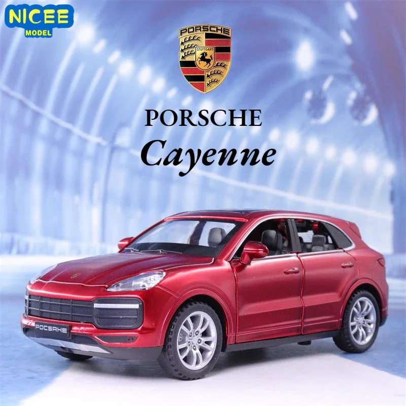 1:32 Porsche Cayenne Off-road vehicle High Simulation Diecast Car Metal Alloy Model Car Children\'s toys collection gifts F343