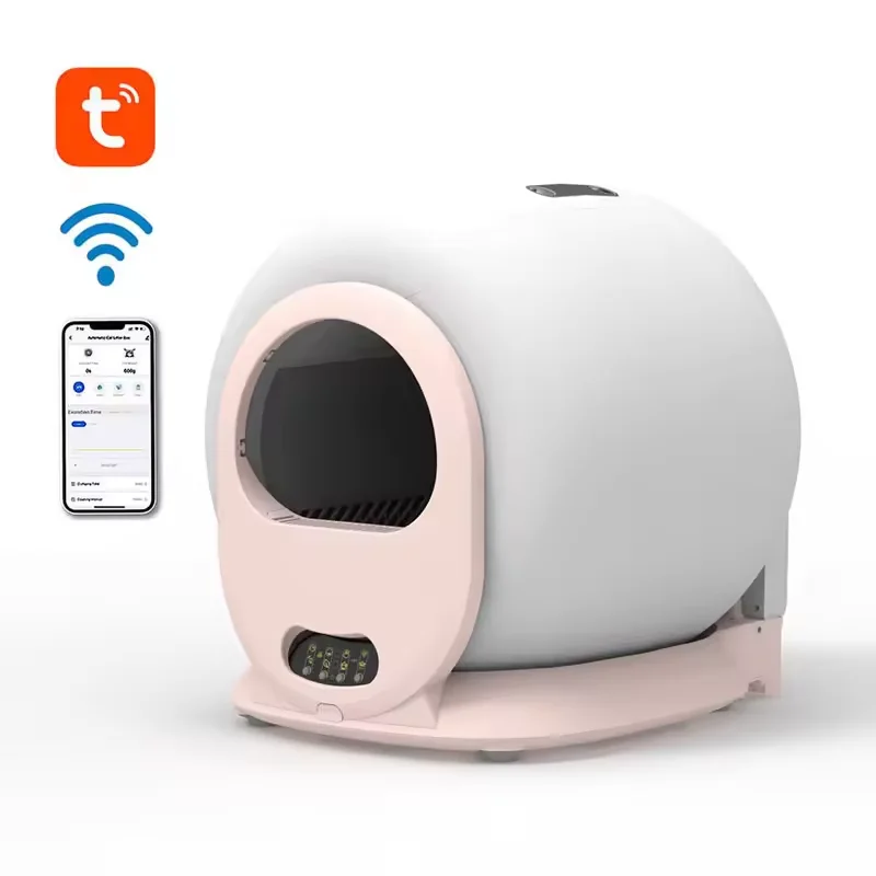 

New Fashion Design Low Noise App Wifi Touch Control Intelligent Electric Self Cleaning Smart Automatic Cat Litter Box