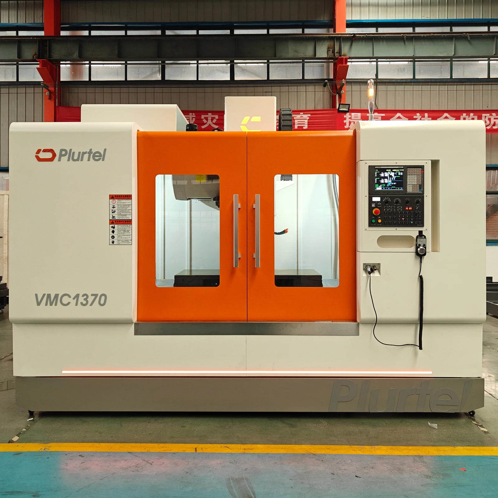 VMC1370 Automatic CNC Milling Machine Single Spindle BT40 Taper GSK Machining Center Metal Vertical Milling Machine