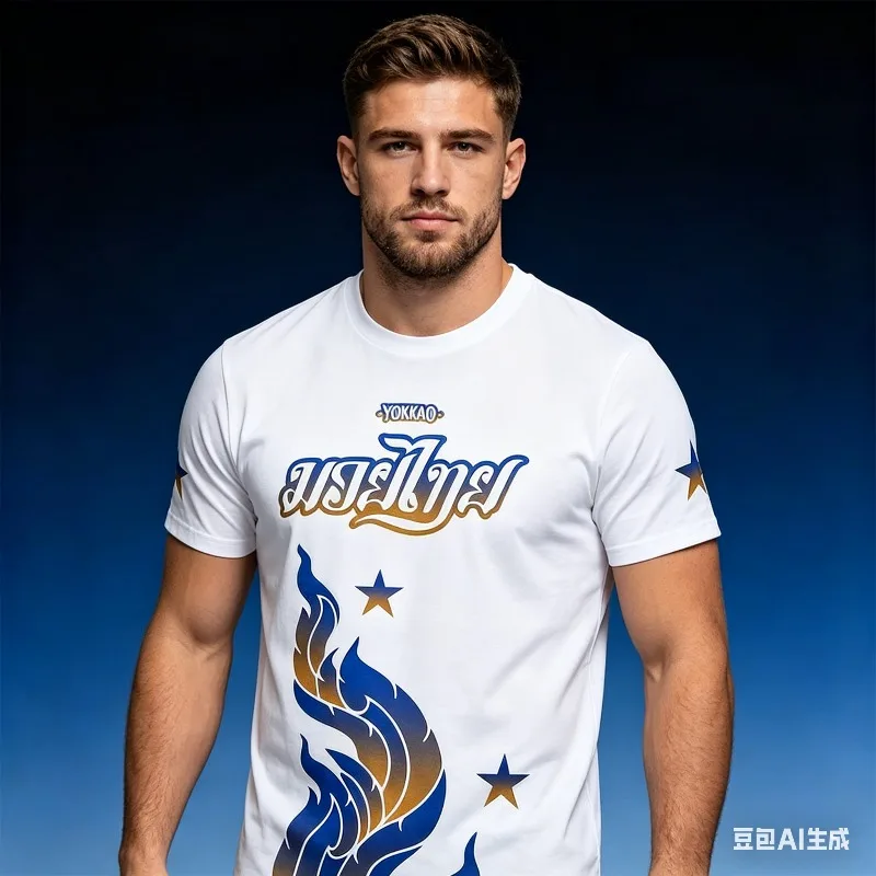 Camiseta Deportiva Casual de Verano 2026 para Hombre, Marca YoKKAO, Muay Thai, de Secado Rápido, Manga Corta, Impresión 3D, Transpirable y Cómoda para Actividades al Aire Libre