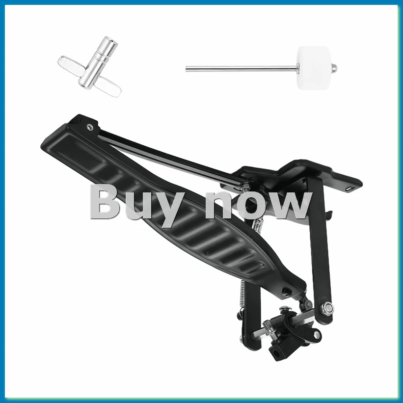 

Педаль для ударных инструментов, черная, из алюминиевого сплава, детская, с палочкой-стиком и ключом для барабанов - ANKL