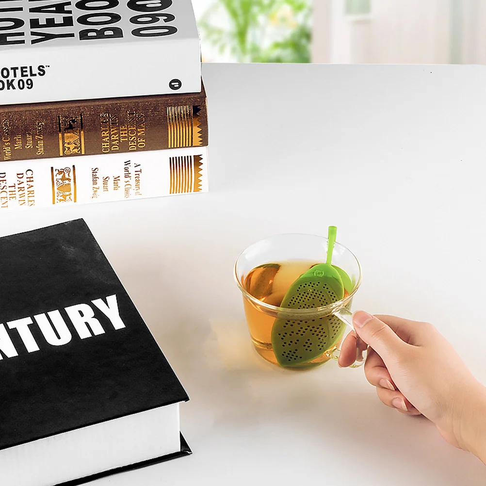 

2Pcs Tea Leaf Filter Premium Silicone Reusable Strainer for Teapot Cup Infuser Easy Clean Portable Household Tea-Leaf Infuser