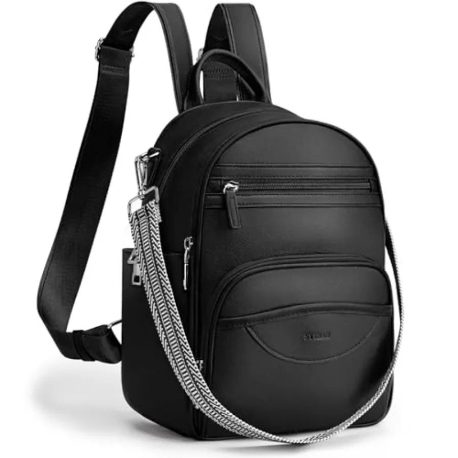 

Small Backpack Purse for Women Mini Backpack Vegan Leather with RFID Blocking and Tablet Pocket Cute Shoulder Handbag for Trave