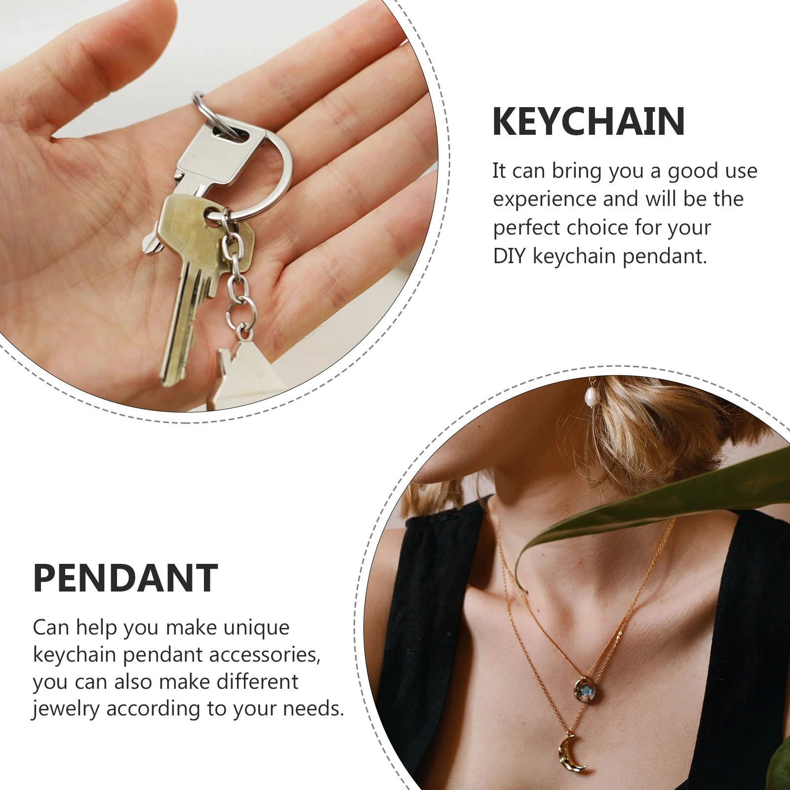 

5 Pcs Keychain Mold Epoxy Casting for Resin Jewelry Molds Small Silicone Necklace Skull Pendant