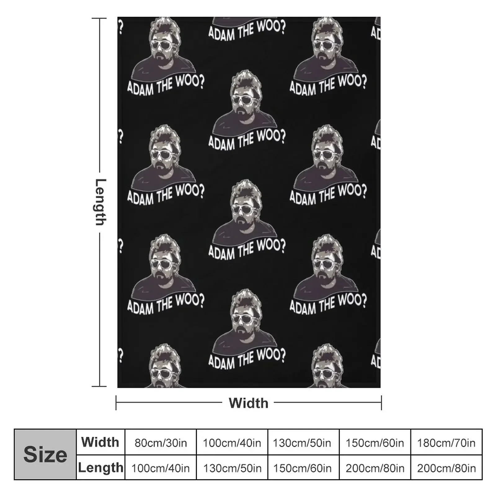 adam the woo Throw Blanket Sleeping Bag Softest Decorative Sofa Blankets