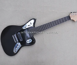 8 Strings Matte Black Electric Guitar with 22 Frets,Rosewood Fretboard,Customizable