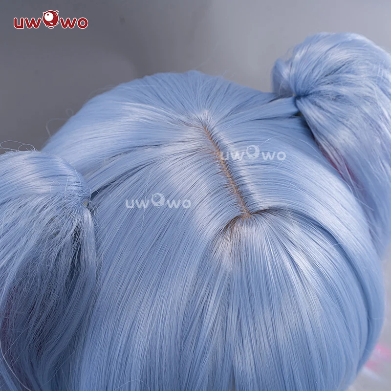 UWOWO V Singerr Rabbit Hole Mikku Bunny Cosplay Wig With Ponytails