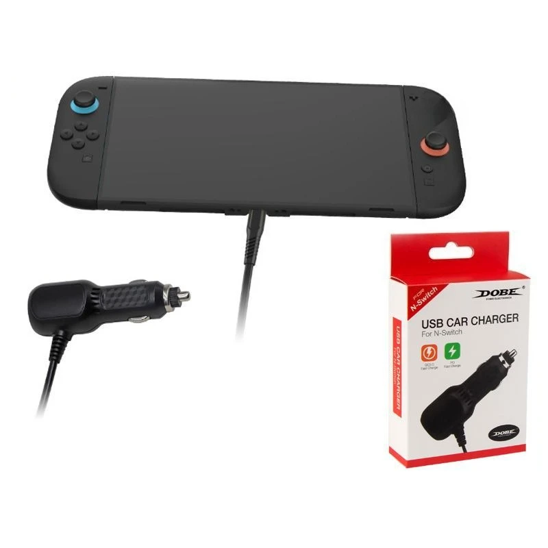 

Fast Charging Type-C Car Charger for Switch 2 / OLED / Lite, PD Car Power Adapter with Quick Charge for NS 2,OLED, Lite, Phones