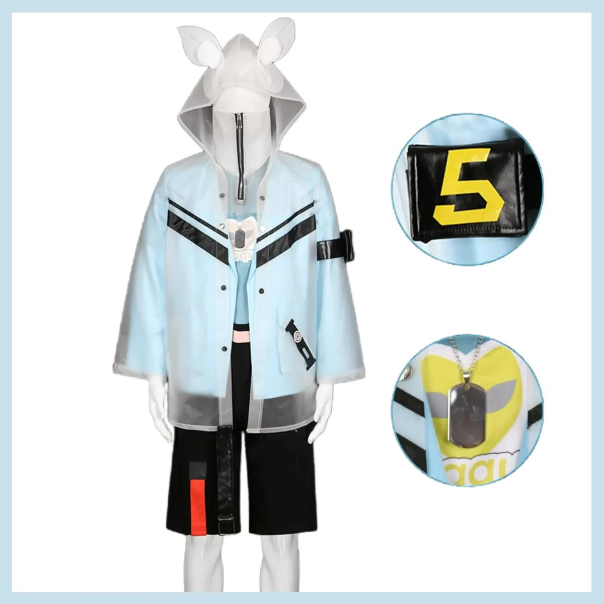 Game Identity Ⅴ Ithaqua Cosplay Costume Garden Party Raincoat Coat Uniform Set Man Woman Halloween Christmas Roleplay Party Suit