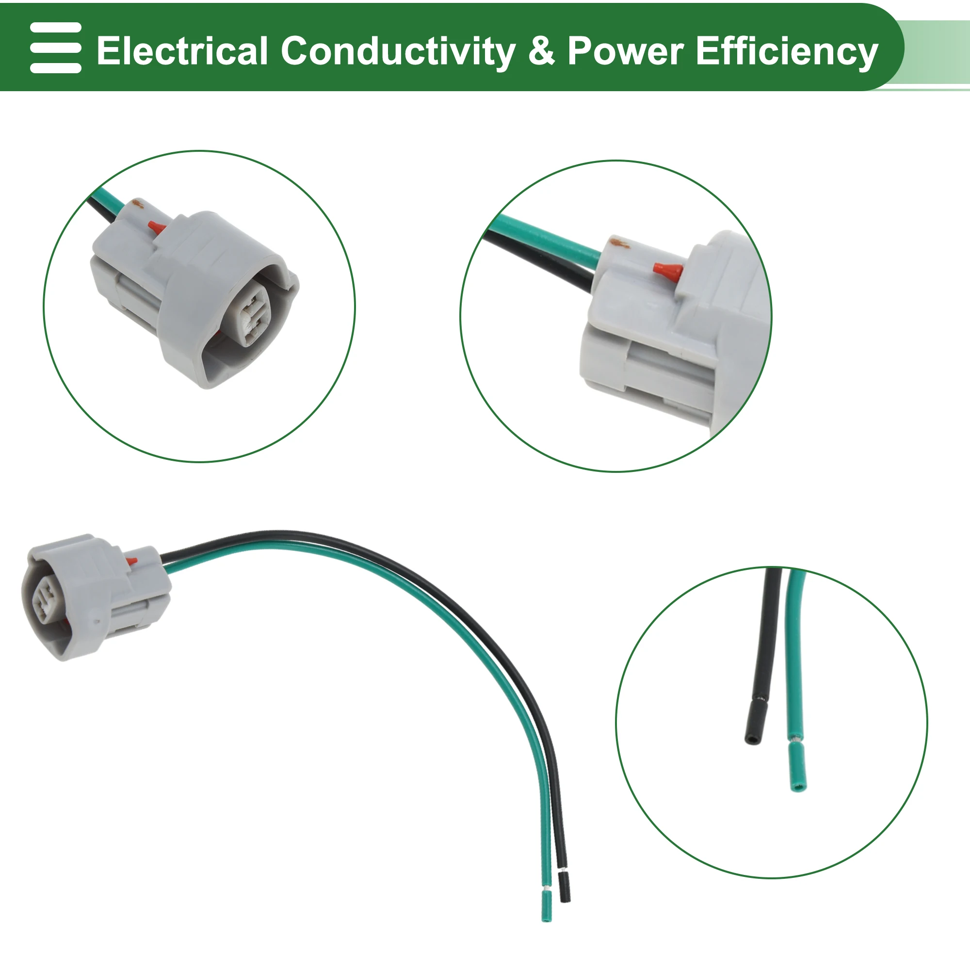 UXCELL 2 Pins Sensor Wiring Harnesses Vehicle/output Speed Sensor Wiring Harness for Lexus IS250 2006-2015 No.6U2Z14S411DA 2Pcs