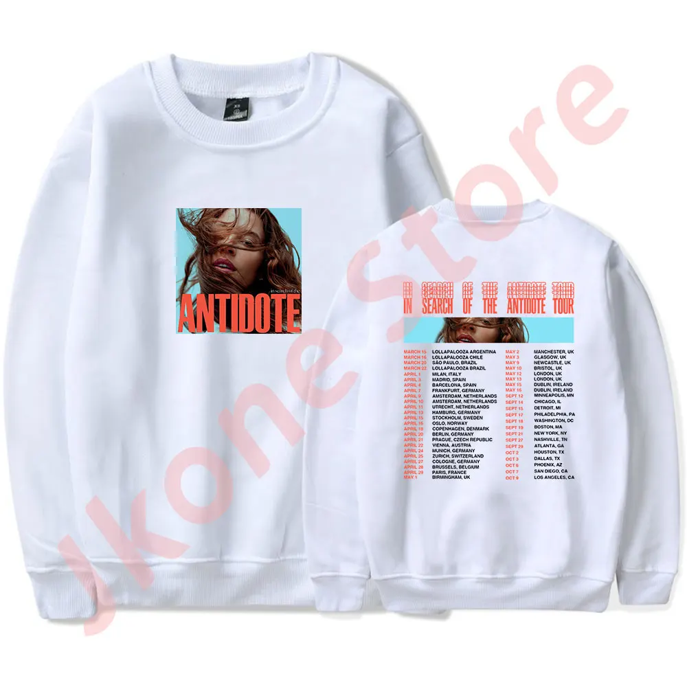 Fletcher In Search of the Antidote Tour Merch Sweatshirts Winter Unisex Fashion Casual Crewneck