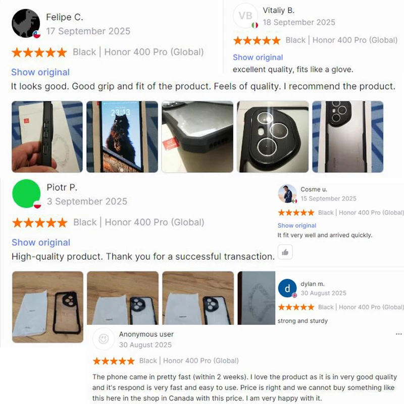 Etui Xundd z poduszką powietrzną, odporne na wstrząsy, przezroczyste PC + TPU, ochronne, do Honor 400, 400 Pro, wersja globalna, carcasa para honor 400 pro — zdjęcie produktu 3