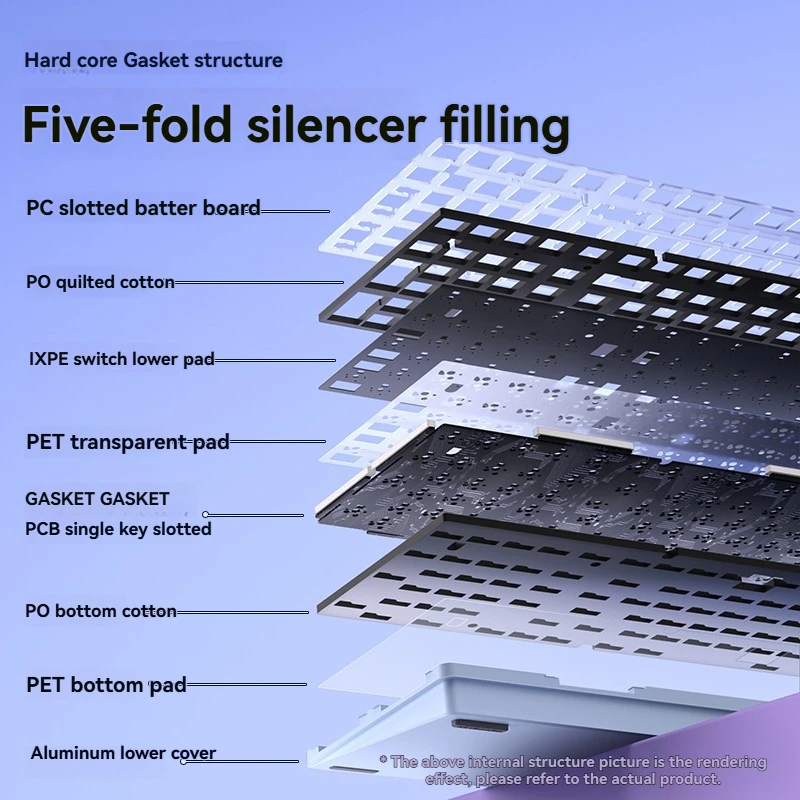 LEOBOG Hi98C Pro Механическая клавиатура Трехрежимная беспроводная Bluetooth с возможностью горячей замены RGB Алюминий Пользовательские киберспортивные игры Офисные аксессуары