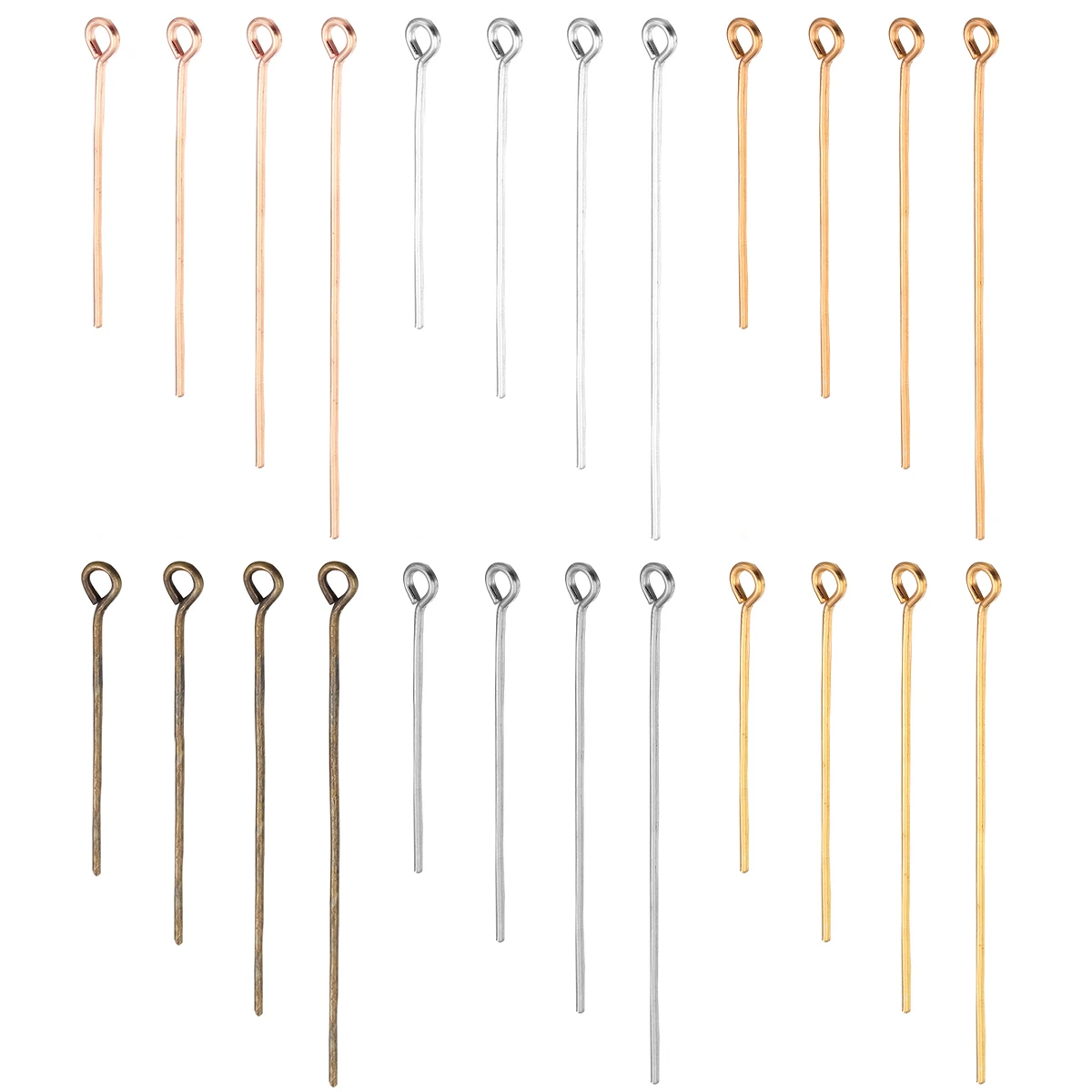 100-200 teile/los 14-70mm 9 Farben Metall Auge Kopf Pins Für Schmuck Machen Erkenntnisse Diy Ohrringe anhänger Schmuck Pins Liefert
