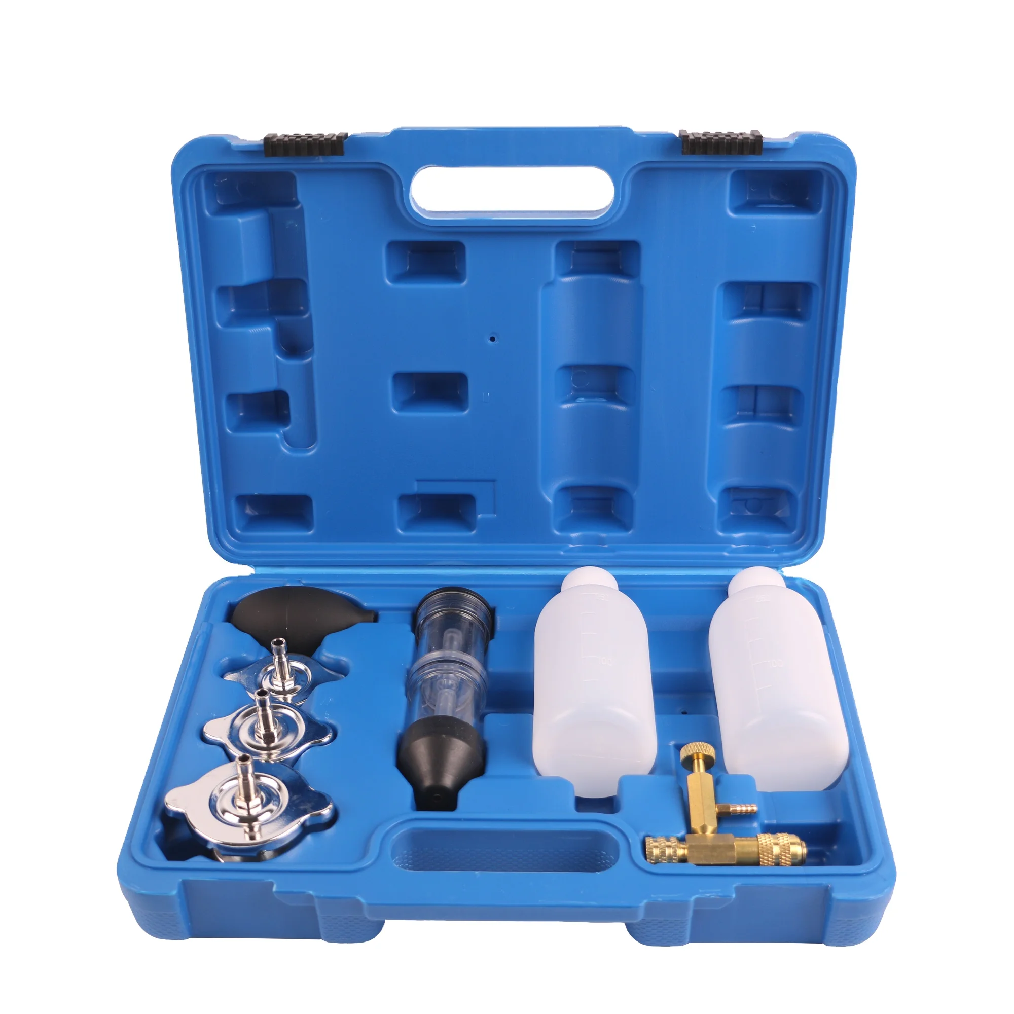 New Design Cylinder Combustion Gas Leak Pressure Detector Tool Kit Leak Detector Cooling System Tester Co2 EC1518