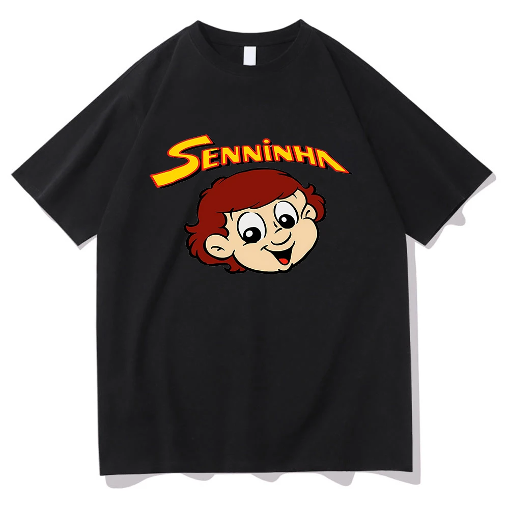 Senninha Ayrton SennaTShirts 2025 Fashion Men/Women Clothing Aesthetic Tops Unisex Clothes Cotton Graphic T Shirt Vintage