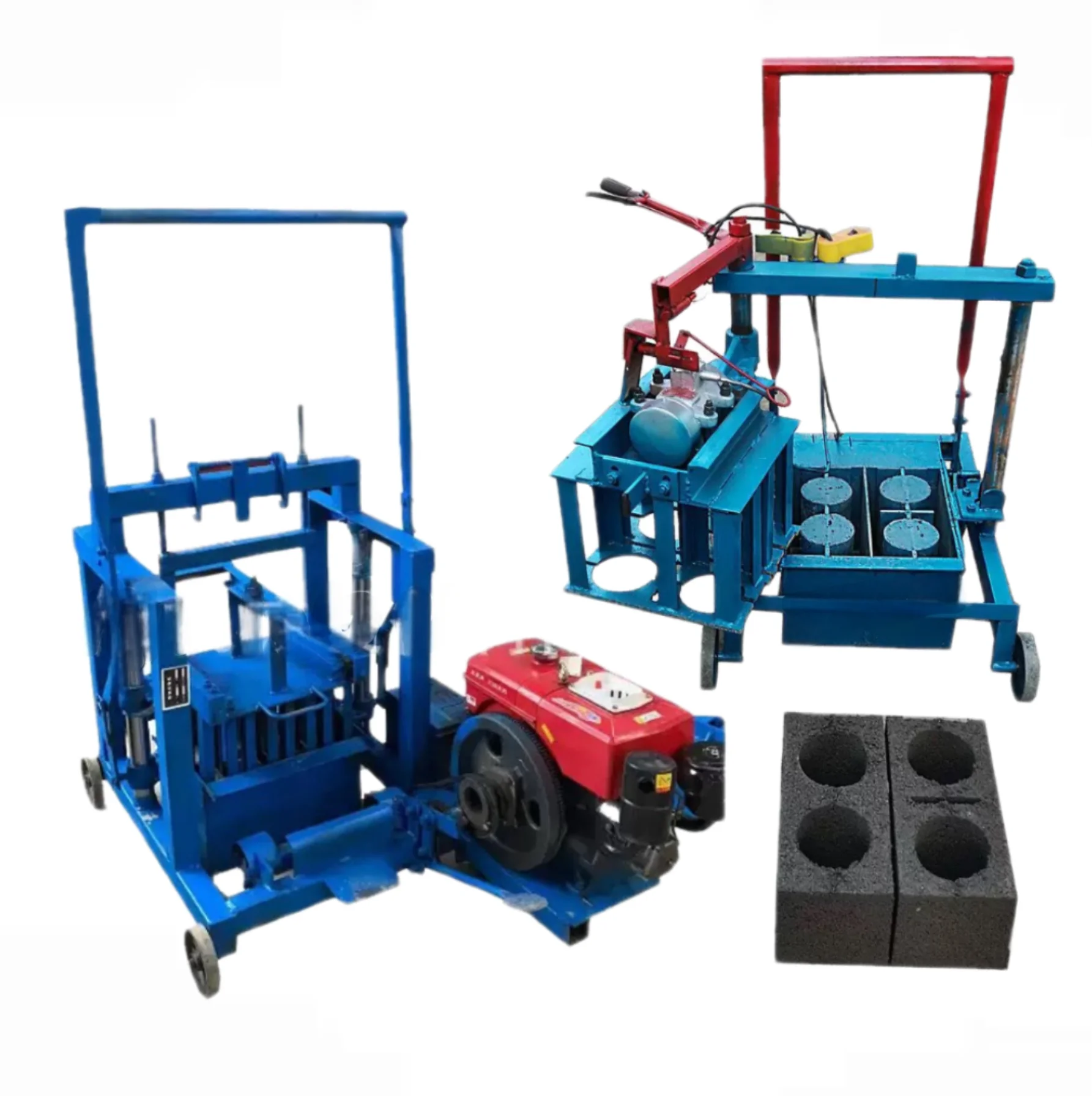 

New Condition Cement Sand Brick Making Machine Hollow Block Forming Machinery with PLC Motor Core Components for Kenya Malawi