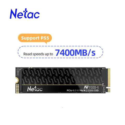 Netac M2 SSD 1TB 2TB NVME SSD 4TB ssd M.2 2280 PCIe4.0 X4, ps5 하드 드라이브 디스크 내장 솔리드 스테이트 드라이브