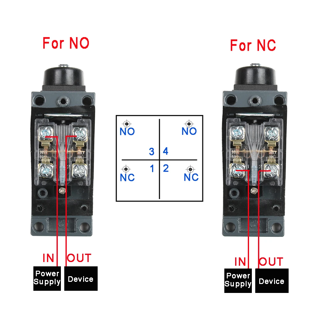 ME ME-8108 limit switch Rotary Adjustable Roller Mini Limit Switches TZ-8108 AC250V 5A NO NC 8108 8104 8111 8112 8122 8166 9101