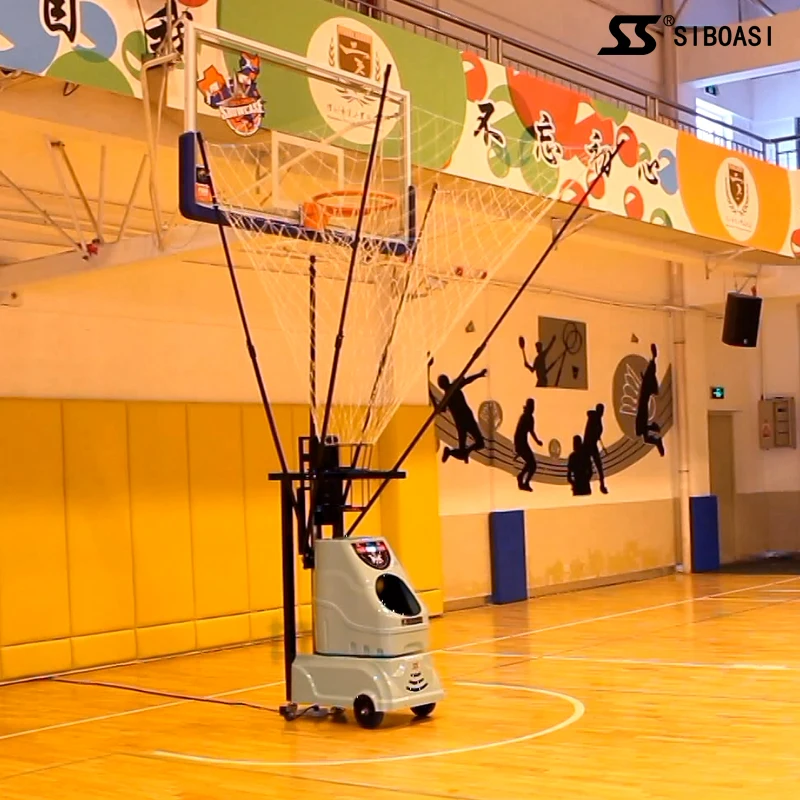 High-End All-in-One Automatic Rebounder Ball Passing Equipment Basketball Shooting Machine