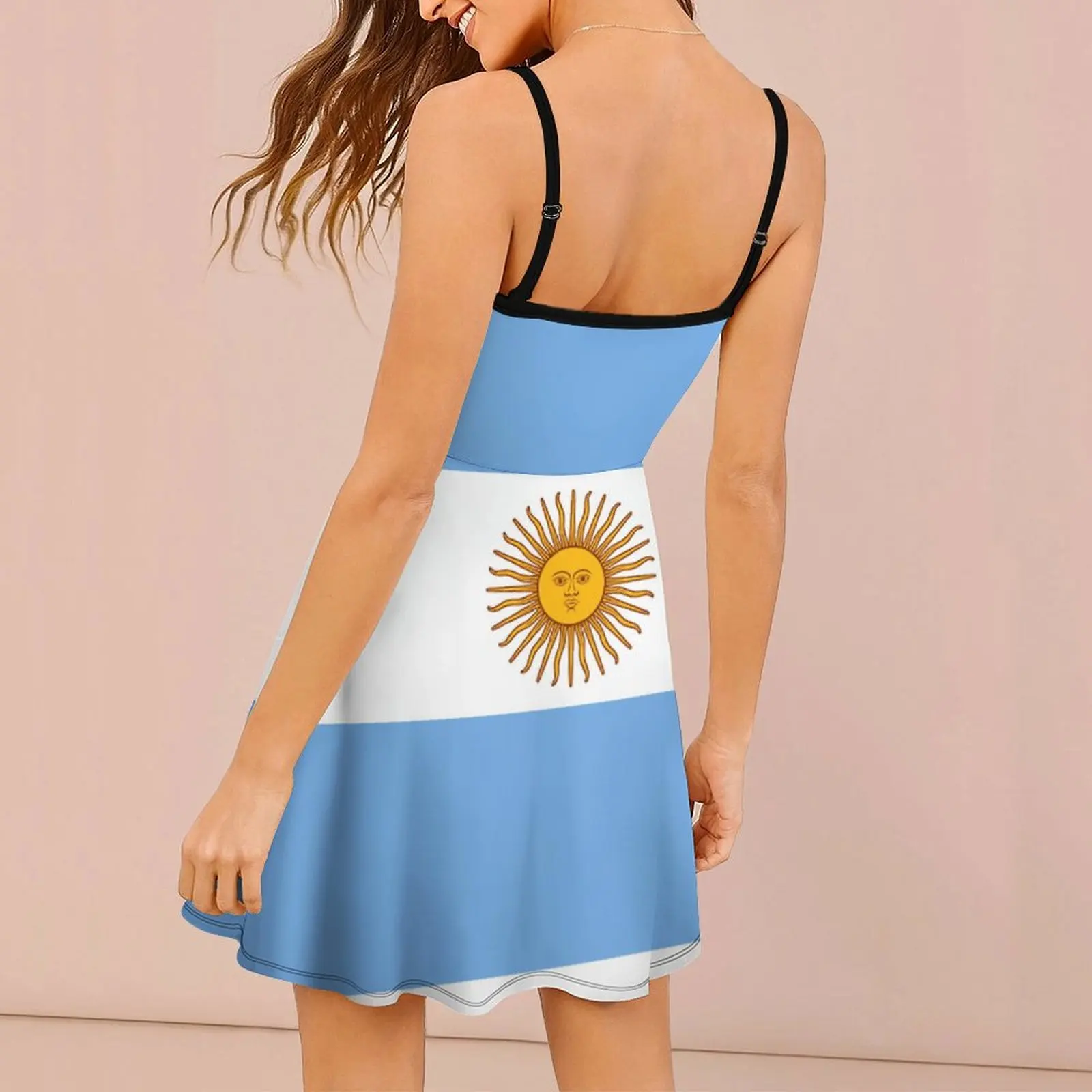 ARGENTINA Vestido de tirantes con bandera de Argentina para mujer, ropa Sexy clásica, divertida y novedosa, ideal para fiestas