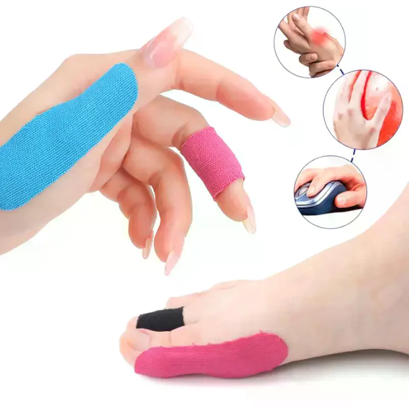 Parches de funda para tendón de muñeca y mano, pegatina protectora para pulgar y dedo, soporte para alivio del dolor, terapia para artritis, 15 Uds.