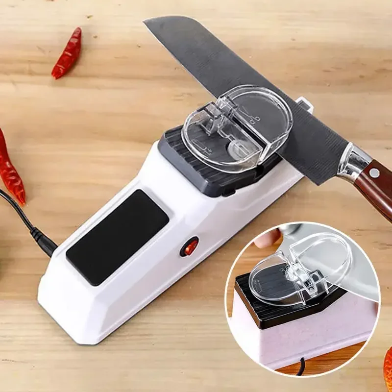 Knife Sharpener Professional USB Electric Knife Sharpener Adjustable For Kitchen Knives Tool Knife Scissor Sharpening gadgets