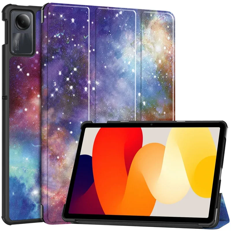 

Coque For Xiaomi Redmi Pad Se 2023 Case 11" Tablet PC Painted Folding Stand Cover For funda redmi pad se wi-fi Auto Wake/Sleep