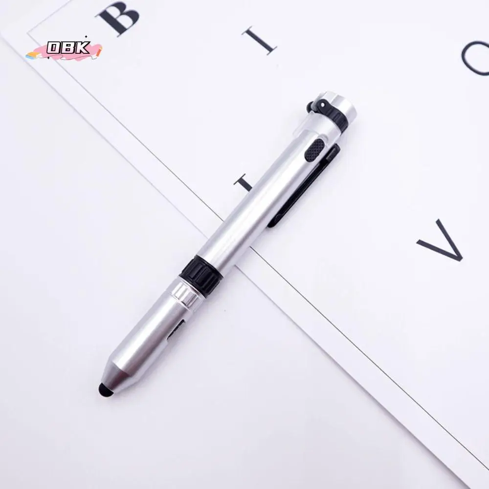 

6-In-1 Multi Function Pen Ballpoint Pen Compass Flashlight Pen Mobile Phone Holder Compact Screwdriver Pen Outdoor Survival