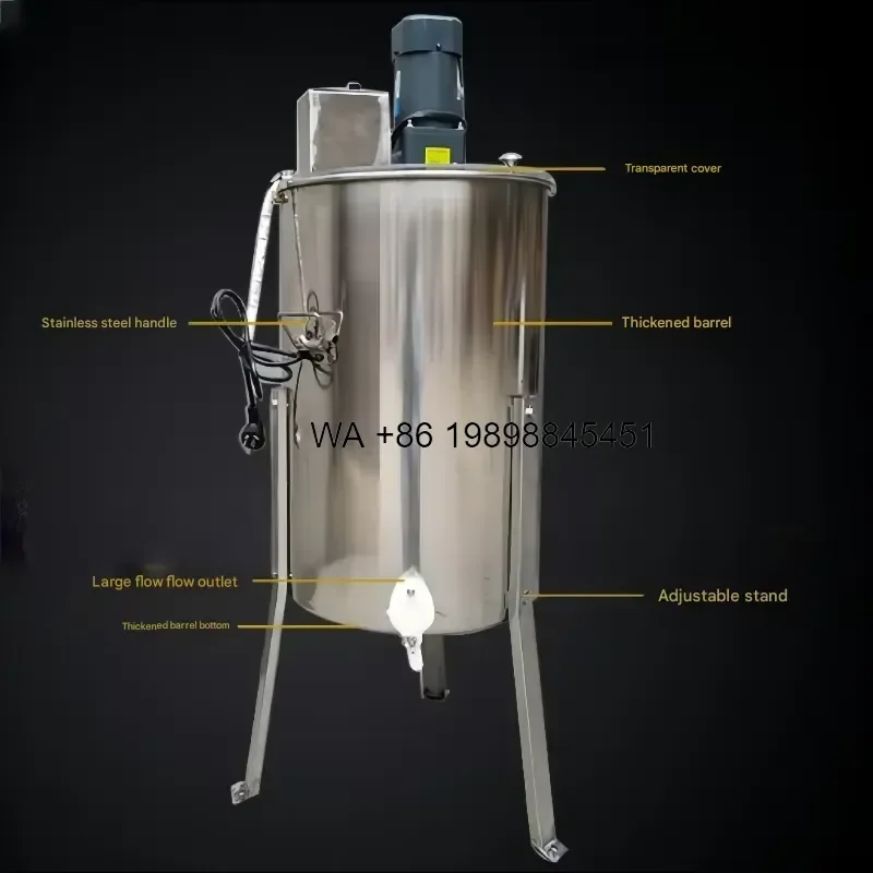 Wmwmnu Heavy Duty 32 Frame Commercial Honey Extractor Automatic System for Large Scale Honey Production