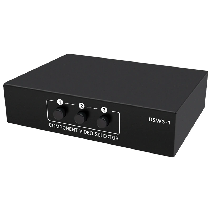 3 Channel 5 RCA RGB Component Selector Ypbpr Selector 3 In 1 Output Ypbpr Component RGB Switcher