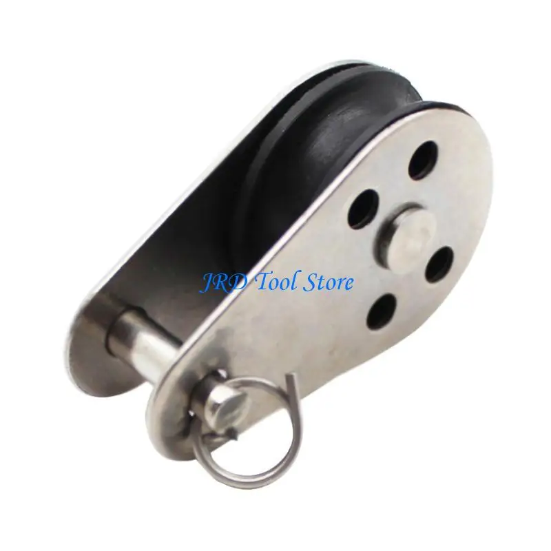 A2UD 5PCS Thép không gỉ khối ròng rọc dây kéo dây nâng dây nâng cho cần cẩu thuyền