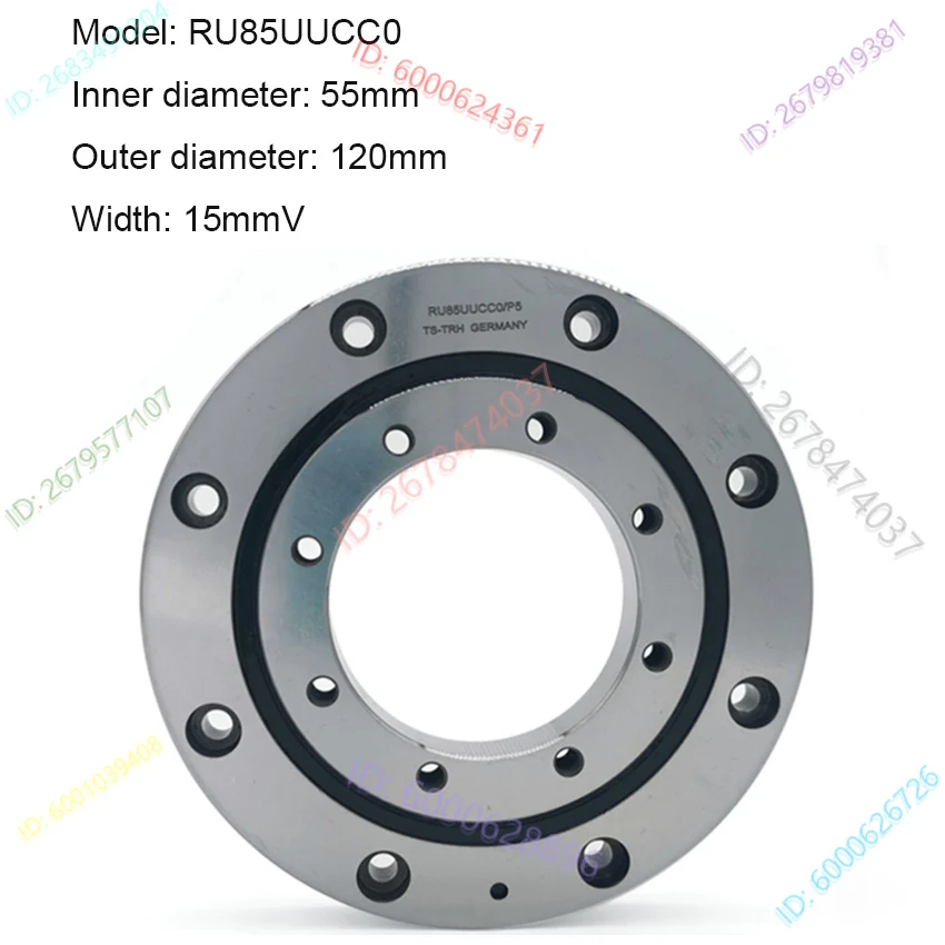

Precision Cross Roller Bearings Crossed Roller Bearing Rotational Accuracy RU85UUCC0/P5 Crossed-bearing Robot Joint Bearing