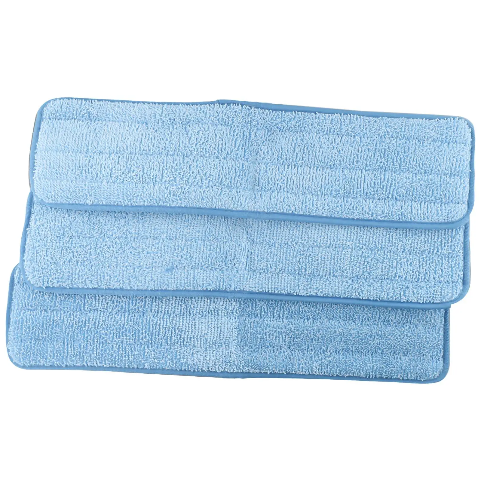 3pcs Microfiber Refill Mop Cloths For Rubbermaid Commercial 18inch Wet Pad Q411 Robot Vacuum Cleaner Cleaning Cloth Rag Parts