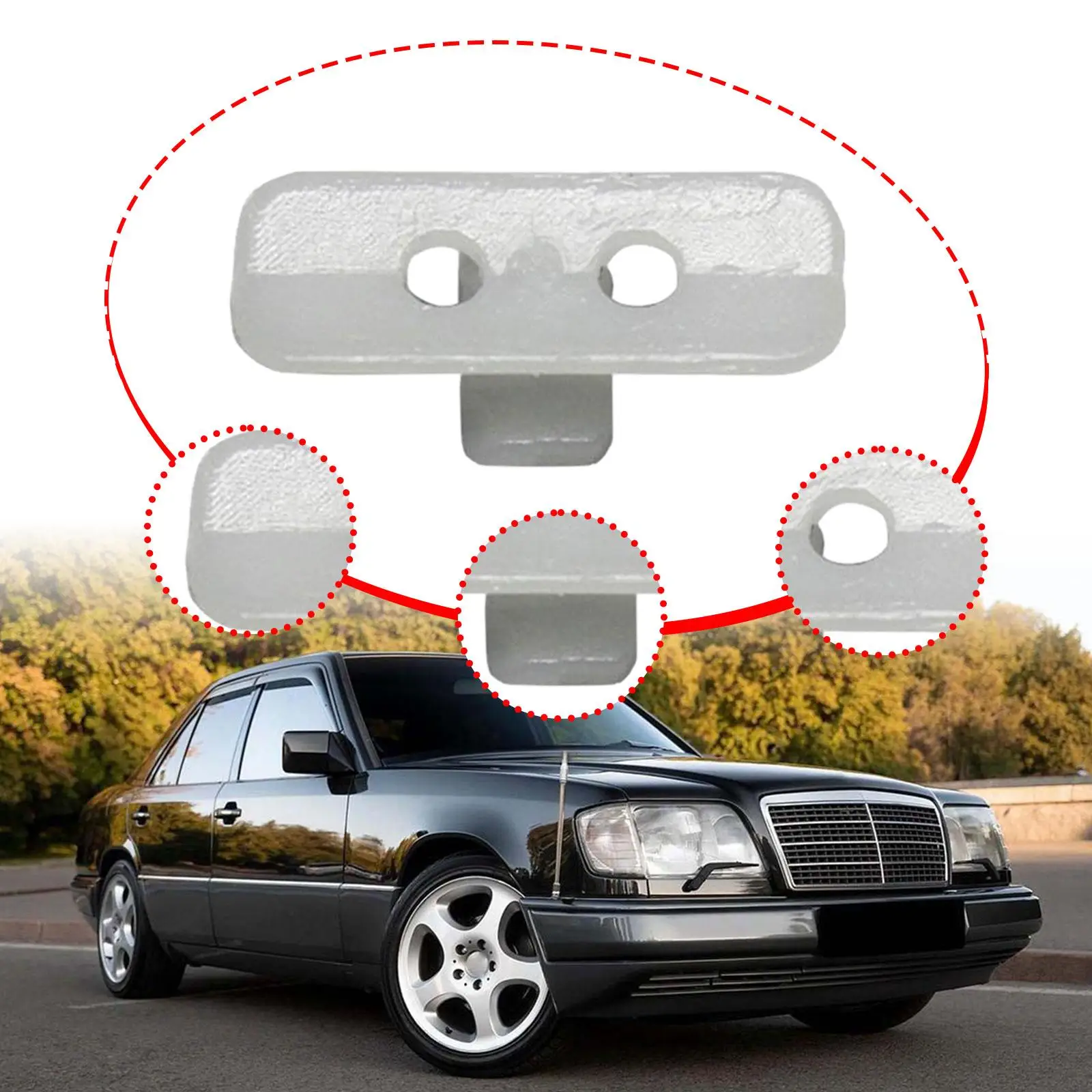 

Body Moulding Trim Clip Clamp Fixing Clip for Mercedes Benz S124 W124