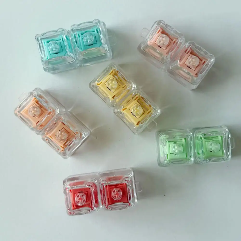 Stress Relief Keyboard Toy Keyboard Fidget Toy 2-in-1 Stress Relief Button Clicker Finger Decompression Keychain for Focus