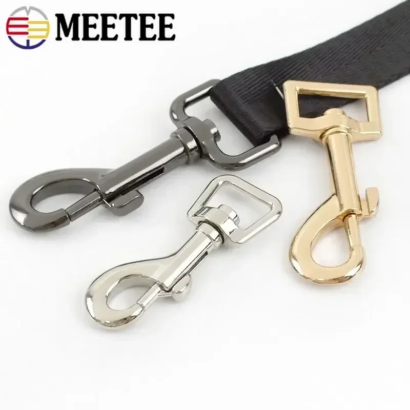 4/10Pcs Metal Buckles Swivel Lobster Clasp Dog Collar Keychain Bag Strap Trigger Snap Hook Buckle DIY Hardware Accessories